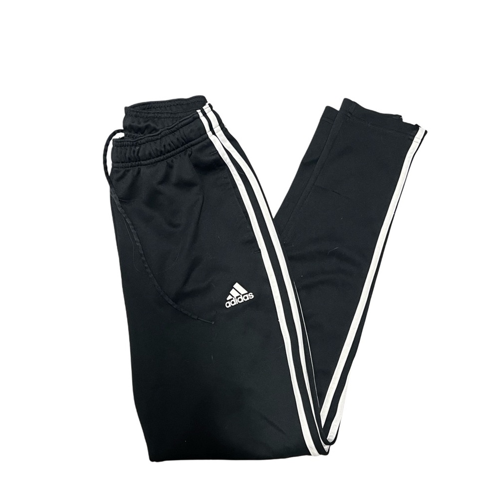 Adidas 3 stripe joggers/track pants